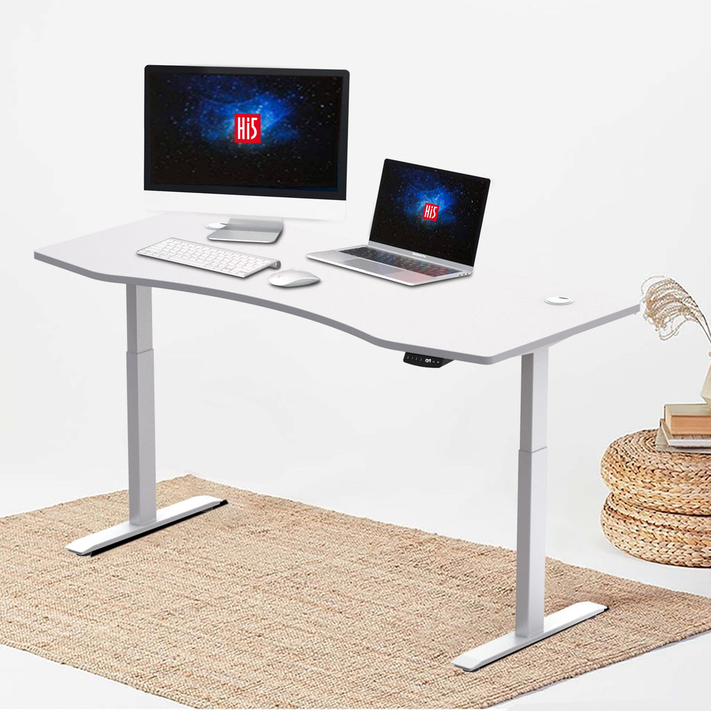 höhenverstellbar Tisch, Standing Desk, Gaming Tisch, Elektrisch Tisch, Höhe Tisch, Home Office, Büro,  
